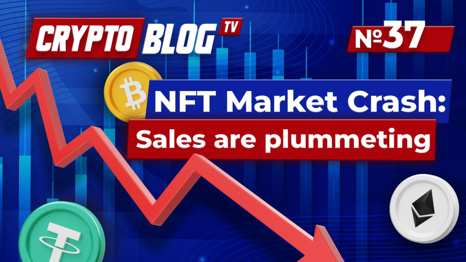 ⁣NFT Market Crash: Sales Are Plummeting